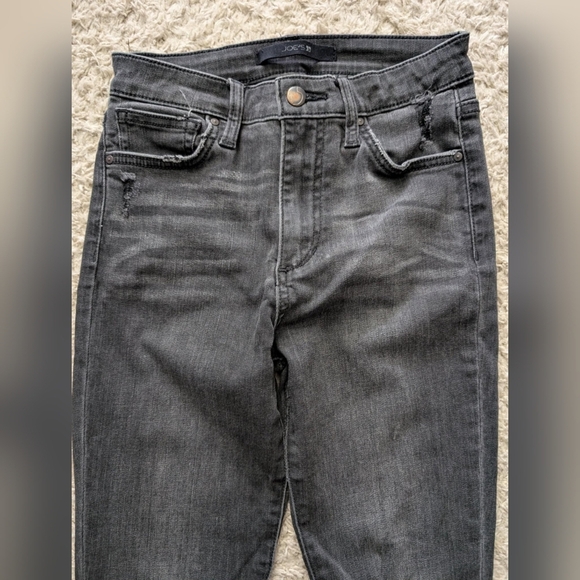 Joes jeans womens black distressed skinny jeans size 25‎ - Picture 3 of 6